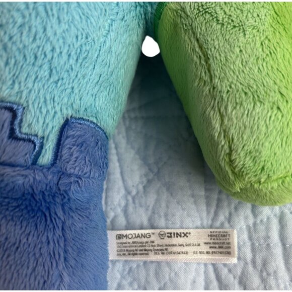 Minecraft Zombie Plush Toy Green & Blue Soft Stuffed Mojang - Picture 4 of 4